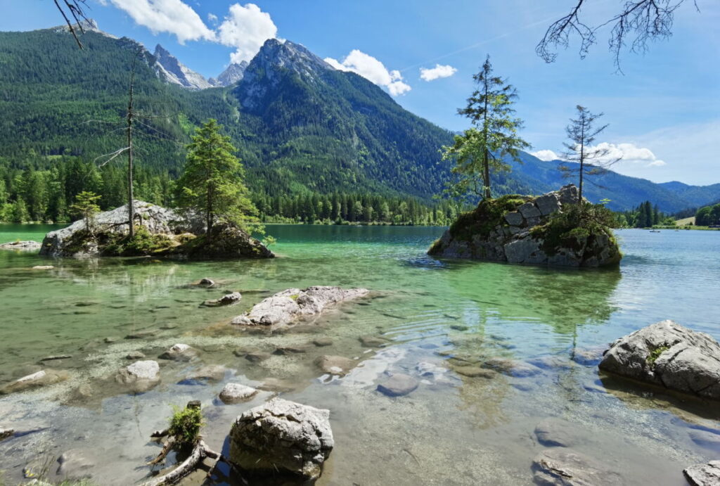 Hintersee Ramsau - just a few kilometers from the Wimbachklamm