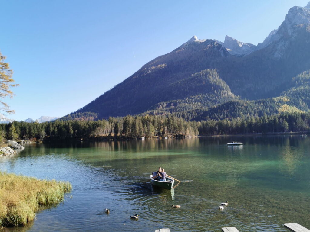 Der Zauberwald Ramsau am Hintersee mit dem Hochkalter