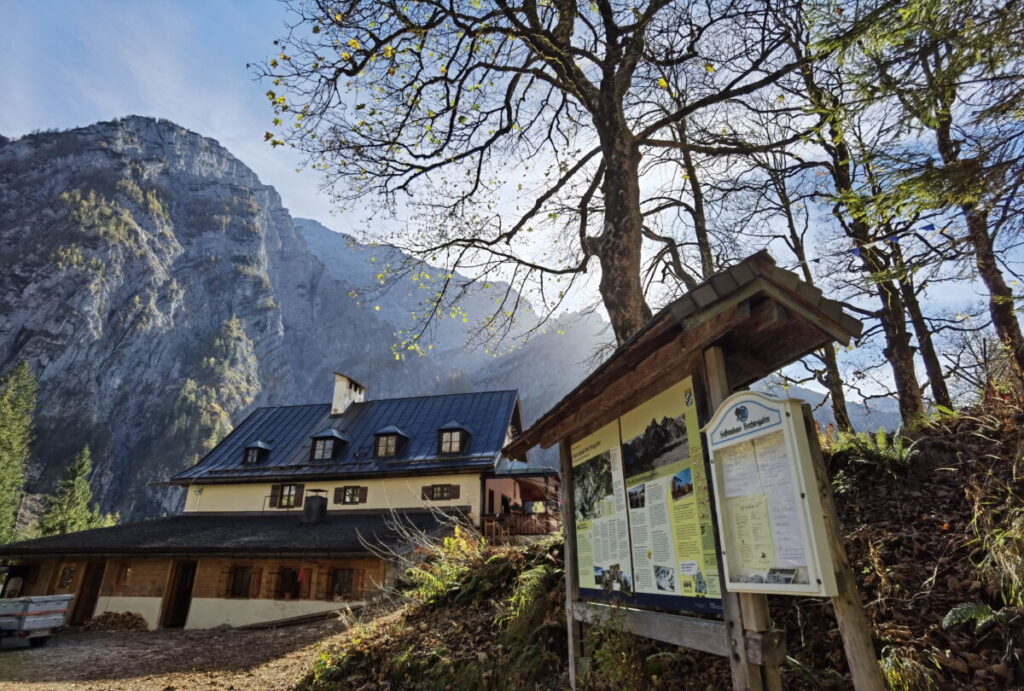 Berggaststätte Wimbachschloss - früher Jagdhaus der Berchtesgadener Fürstpröbste und des Bayerischen Königshauses