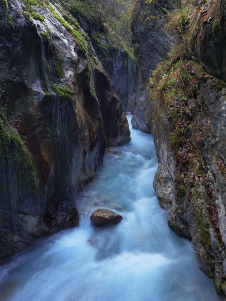 Der rauschende Wimbach in der Wimbachklamm