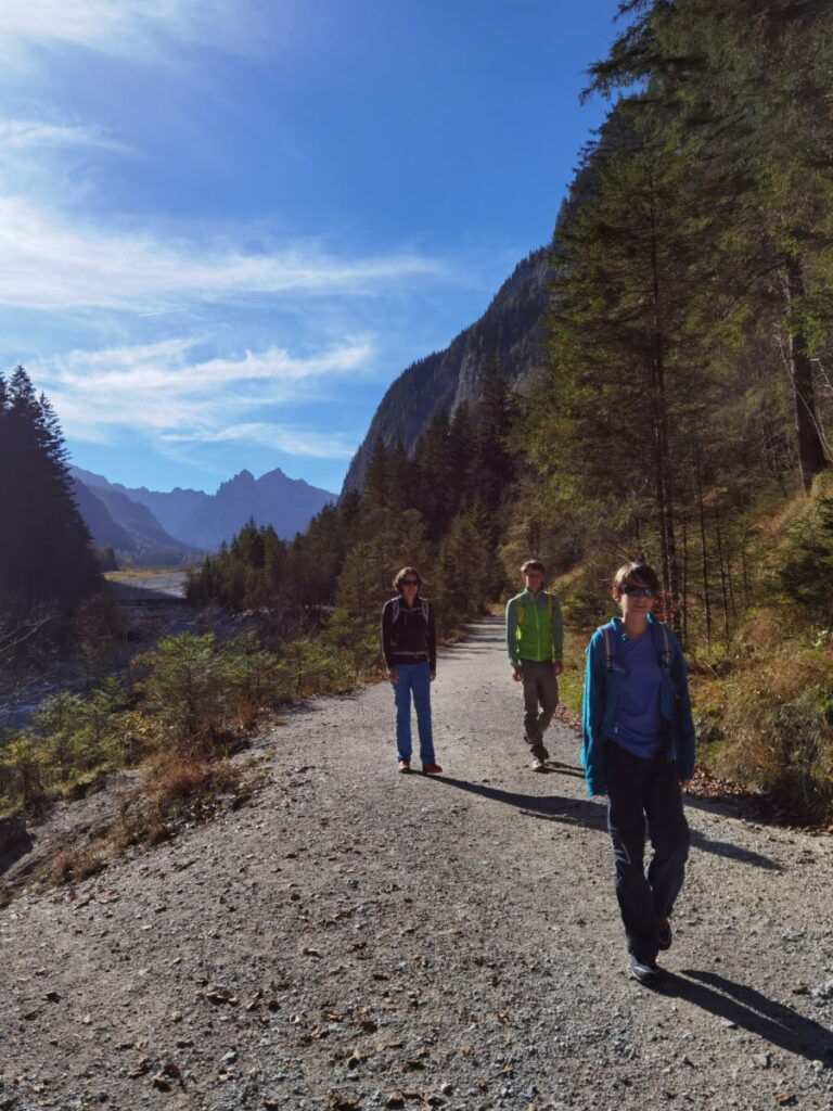 Unsere Wimbachschloss Wanderung durch das Wimbachtal